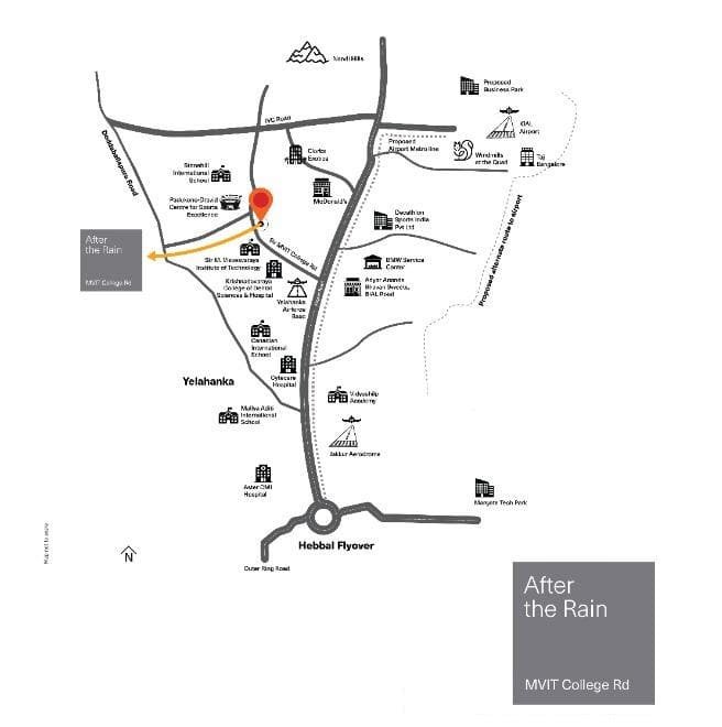 location map of Total Environment After the Rain