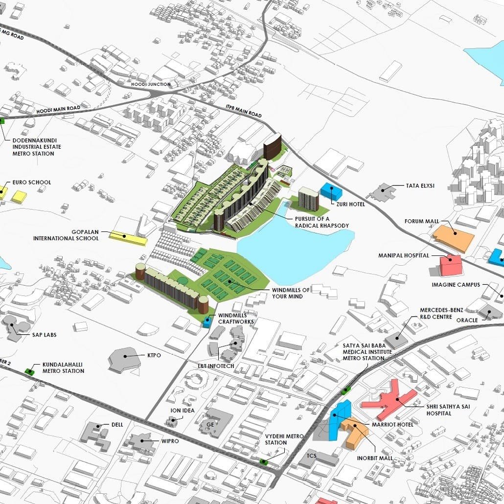 location map of Total Environment Windmills of Your Mind